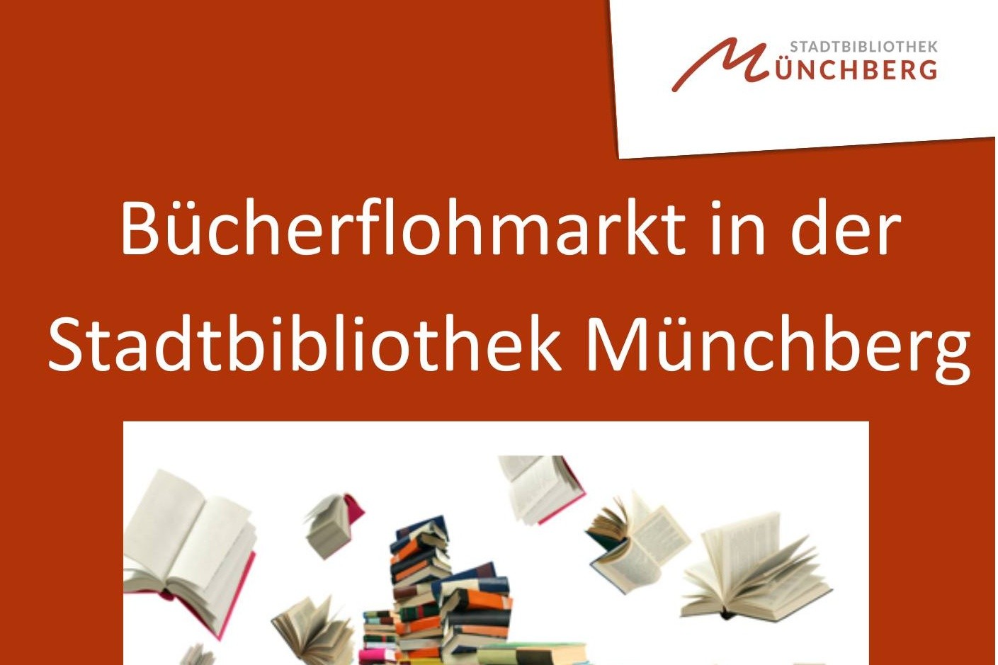 Bücherflohmarkt in der Stadtbibliothek Münchberg