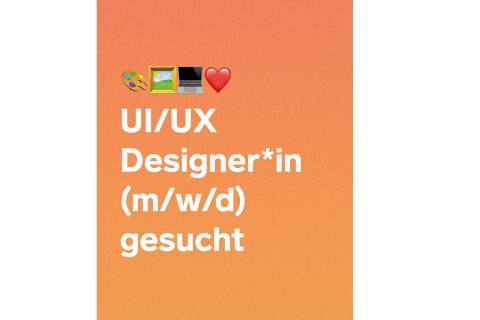 UI/UX Designer*in