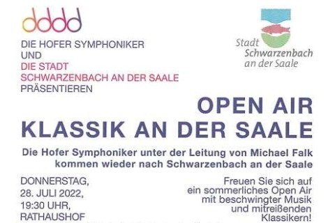 Open Air der Hofer Symphoniker ''Klassik an der Saale''