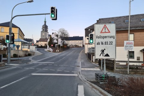 Verkehrsknoten in Leupoldsgrün ab Mitte März gesperrt