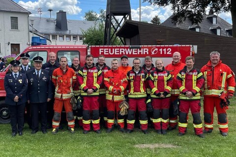 Leistungsprüfung der Feuerwehren im Schauensteiner Stadtgebiet
