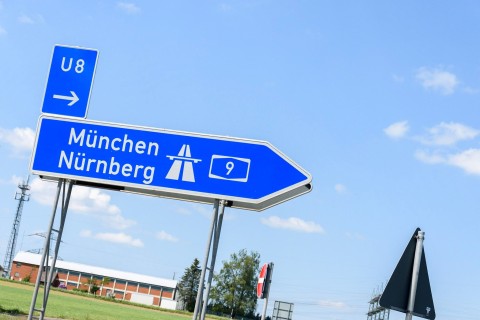 Sperrung der Anschlussstelle Münchberg-Nord in Fahrtrichtung Nürnberg