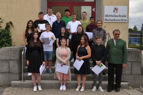 Abschlussschüler der Mittelschule Helmbrechts verabschiedet!