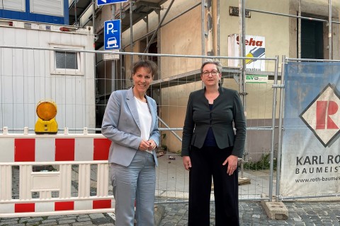 Besuch der Bundesbauministerin Klara Geywitz in Hof