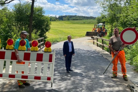 Generalsanierte Perlenbachbrücke wieder freigegeben