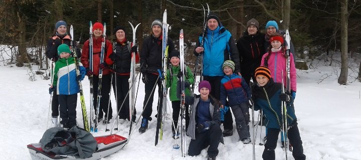 Deutscher Alpenverein / Sektion Hof - Familien auf Langlauf-Tour