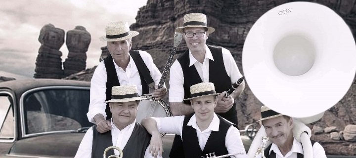 „Dixieland-Six JAZZBAND“ spielt am Sonntag im Pavillon in Hof