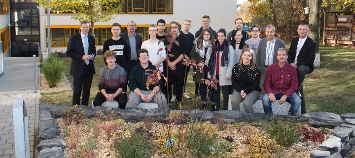 Grüner Pausenhof am Gymnasium Naila eingeweiht