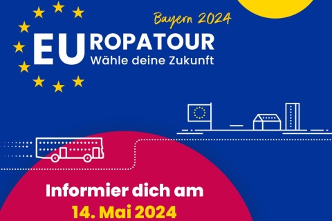 Der Europabus kommt am 14. Mai 2024 nach Hof!