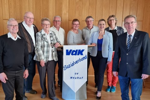 Führungswechsel beim VdK-Ortsverband Hof-Neuhof
