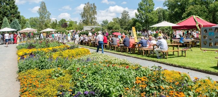Rosenfest am 24.06.2018 im Botanischen Garten in Hof