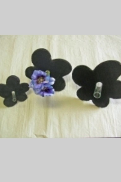 Schiefer-Blume mit Reagenzglas klein