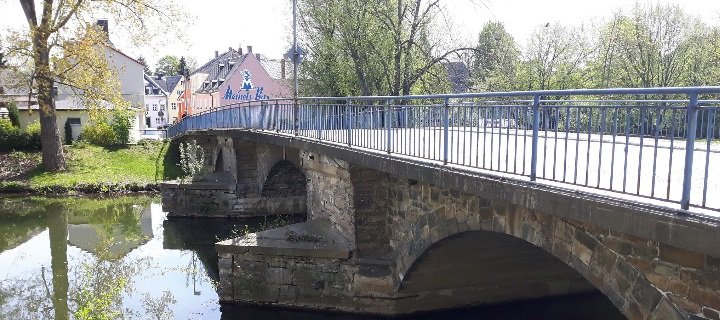 Wiedereröffnung der Unternen Steinernen Brücke in Hof