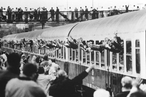 Ankunft „Prager Züge“ 1989 – Erinnerungsveranstaltung am Bahnhof