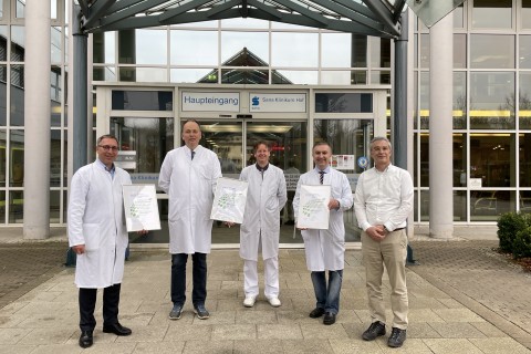 Sana Klinikum Hof absolviert erfolgreich Zertifizierung des Vizeralonkologisches Zentrums